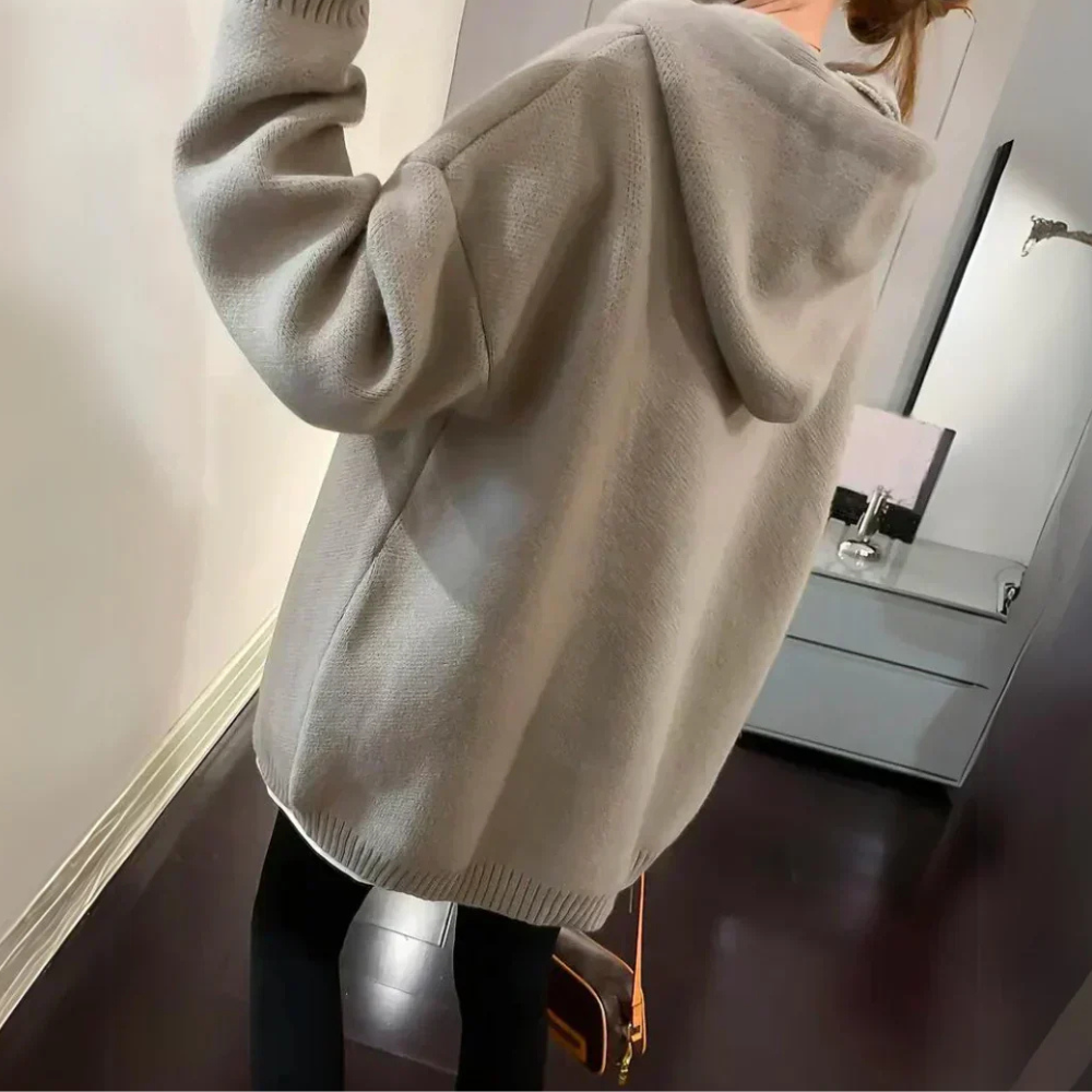 CZESŁAWA | CIEPŁA BLUZA OVERSIZE