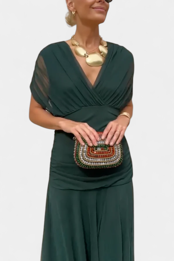 MAŁGORZATA | ELEGANCKA SUKIENKA MAXI