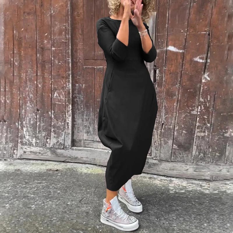 HALSZKA | KLASYCZNA SUKIENKA DLA KOBIET Z KIESZENIĄ