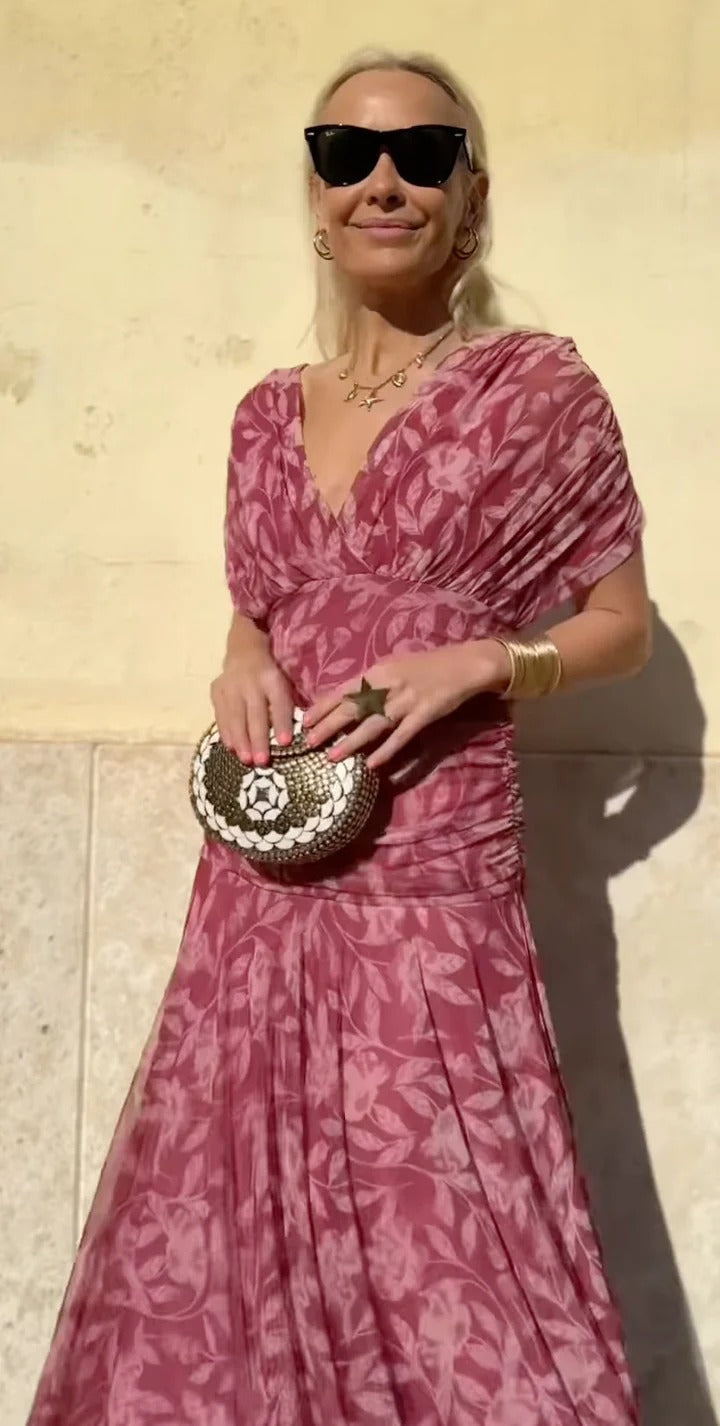 XAWERA | ELEGANCKA KWIATOWA SUKIENKA MAXI