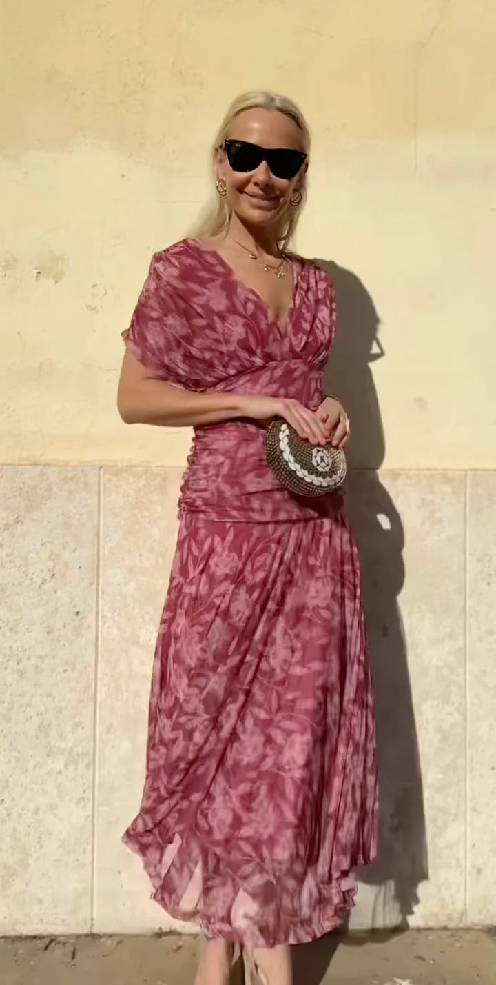 XAWERA | ELEGANCKA KWIATOWA SUKIENKA MAXI