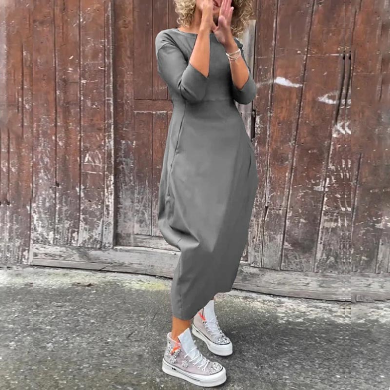 HALSZKA | KLASYCZNA SUKIENKA DLA KOBIET Z KIESZENIĄ