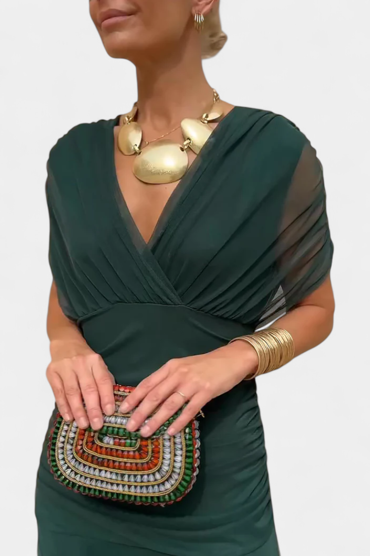 MAŁGORZATA | ELEGANCKA SUKIENKA MAXI